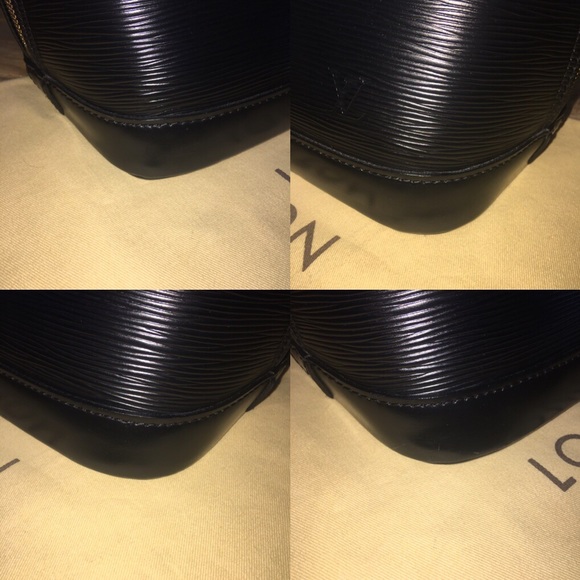Louis Vuitton Noir Epi Alma - Picture 4 of 7